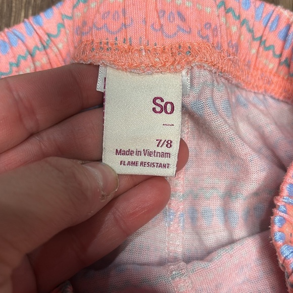 SO brand girls shorts size 7/8 pink and blue pastel colors - Picture 4 of 4